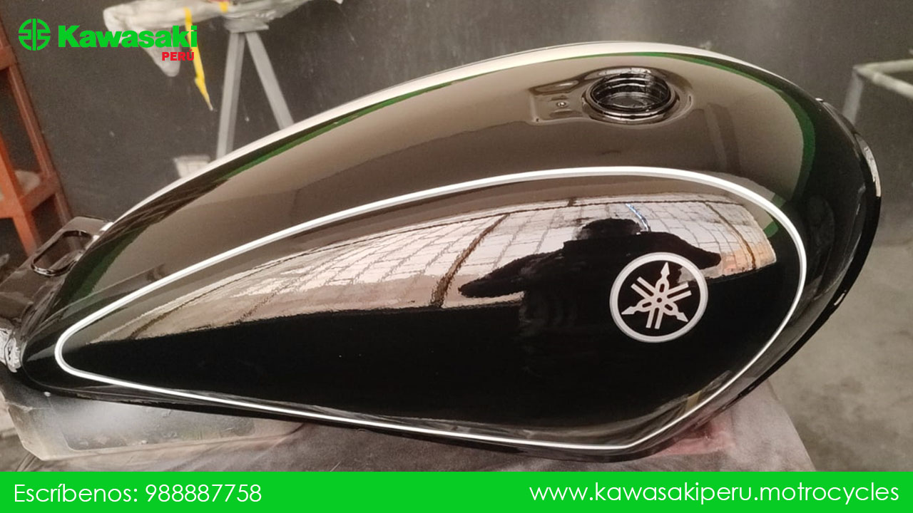 Kawasaki Peru Aramot SAC Restauracion Tanque Gasolina Yamaha 4
