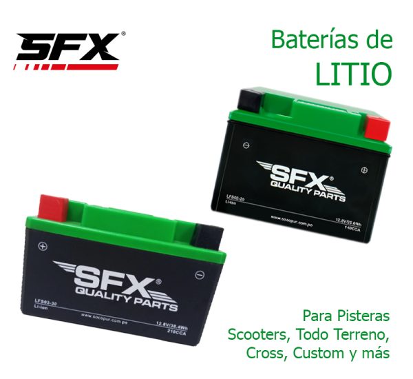 Baterías de Litio SFX